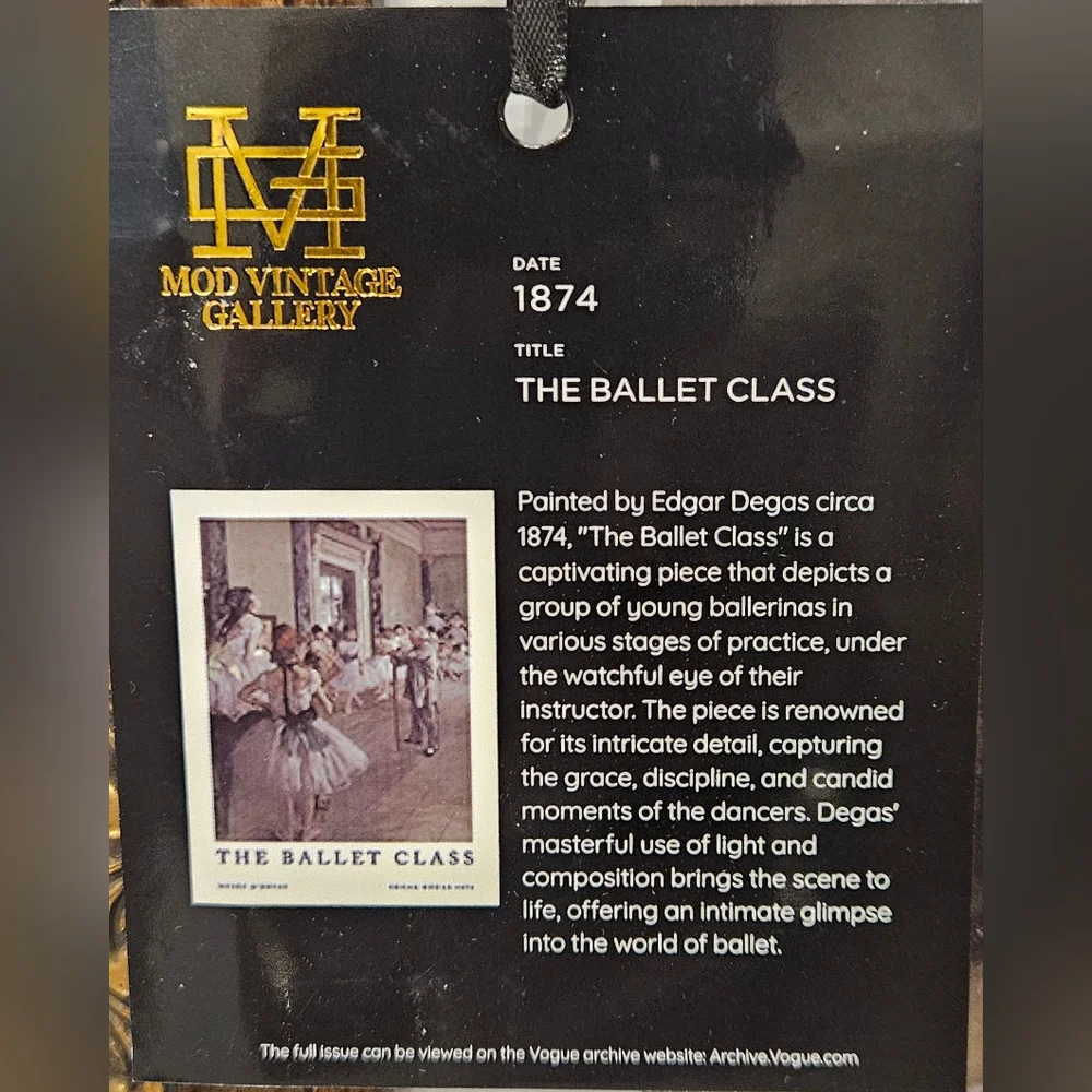 RARE FIND – Edgar Degas "The Ballet Class" Framed Print ✨ - Picture 2 of 3